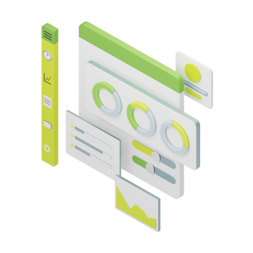 Data dashboard with infographics and statistics PNG, SVG