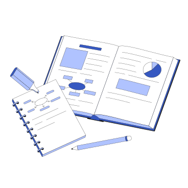 Textbook, notepad and pencil PNG, SVG