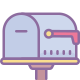 mailbox closed-flag-down--v2 icon